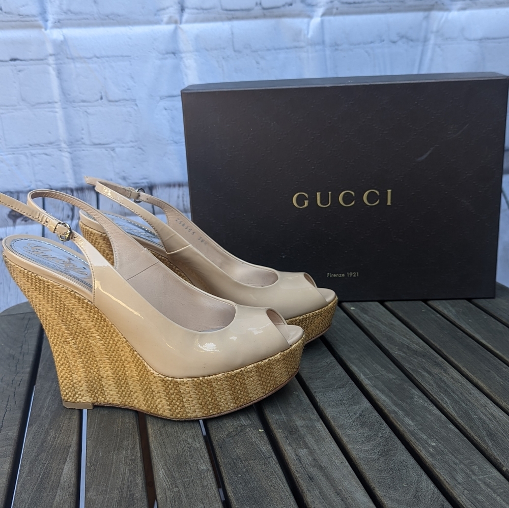 VINTAGE GUCCI WEDGE | VERNICE SABEL